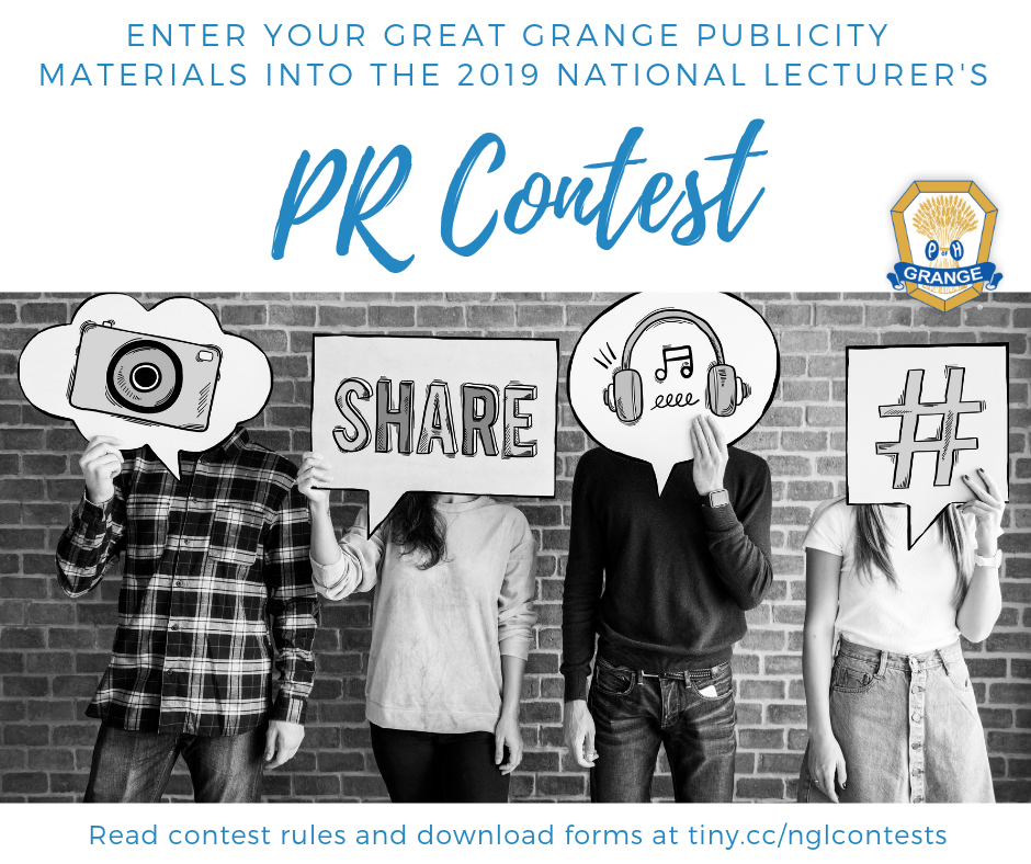 National Grange PR Contest